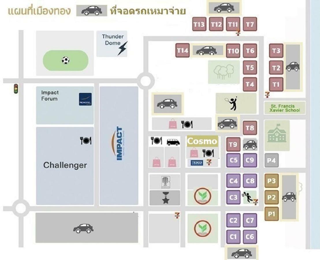 Popular Condo C6 Nonthaburi Dış mekan fotoğraf